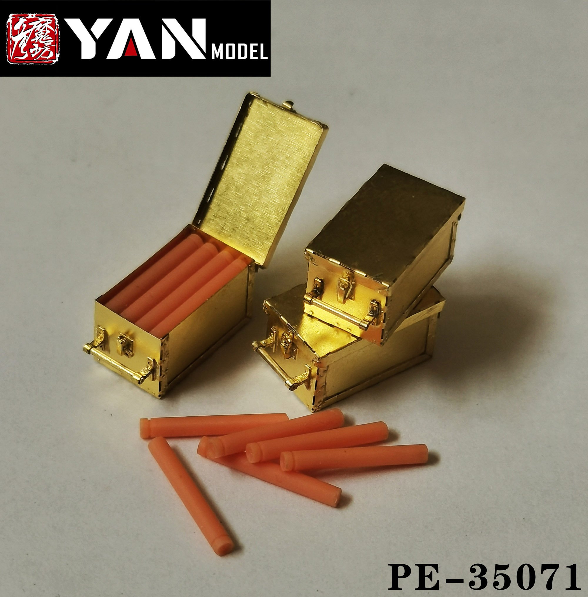 1/35 16-Round Ammo Storage Cartons for German 37mm Flak 43 - Click Image to Close