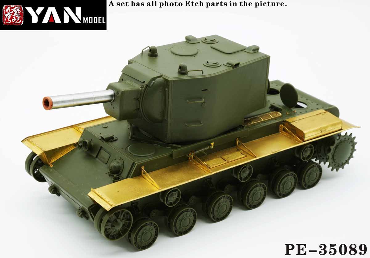 1/35 Russian KV-2 Heavy Tank Detail Up Set for Tamiya 35375 - Click Image to Close