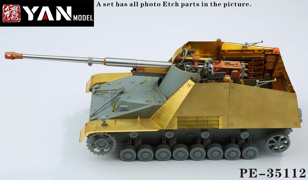 1/35 Sd.Kfz.164 Nashorn Detail Up Set for Border Model BT-024 - Click Image to Close