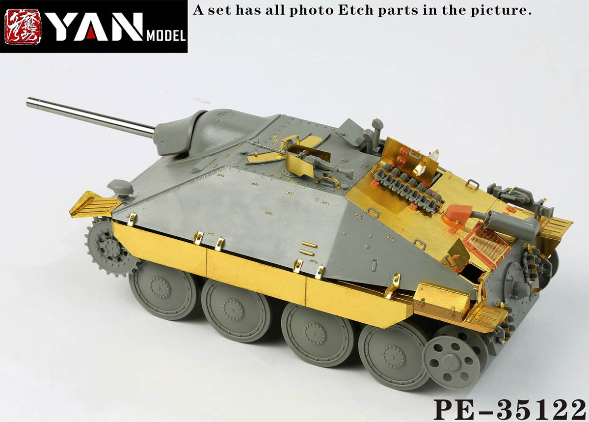 1/35 Jagdpanzer 38(t) Hetzer Late Detail Up Set for Takom 2172 - Click Image to Close