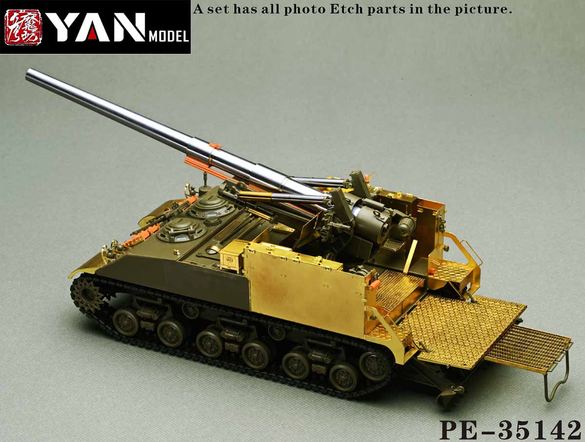 1/35 US M40 155mm SPG Delux Detail Up Set for Tamiya 35351 - Click Image to Close