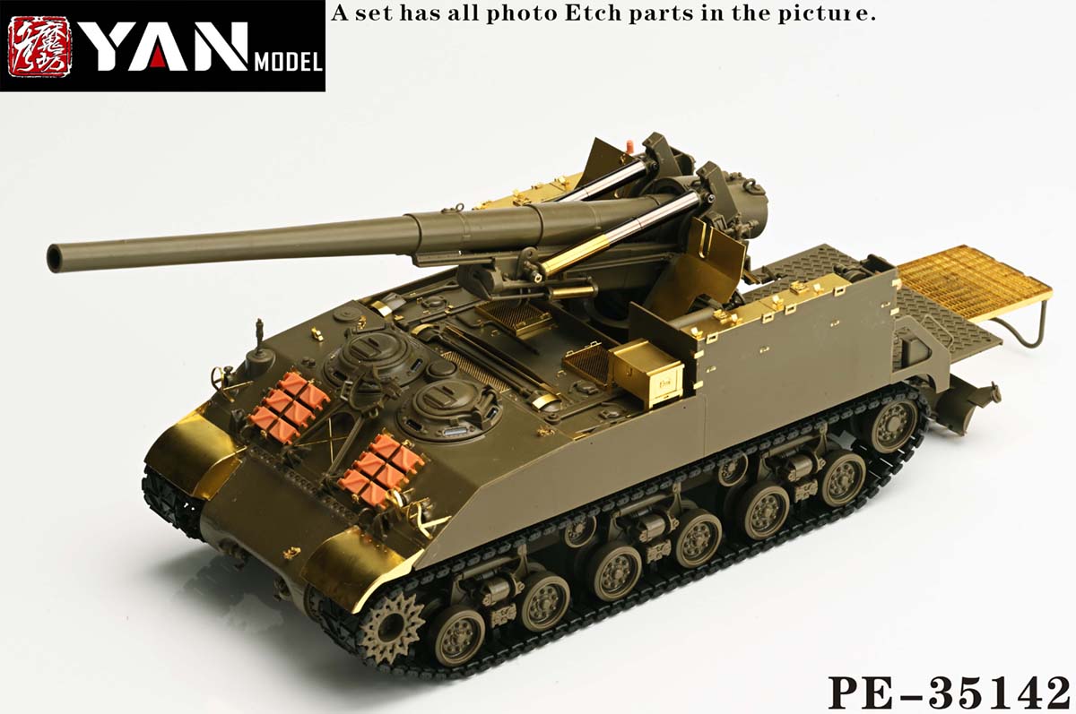 1/35 US M40 155mm SPG Popular Detail Up Set for Tamiya 35351 - Click Image to Close